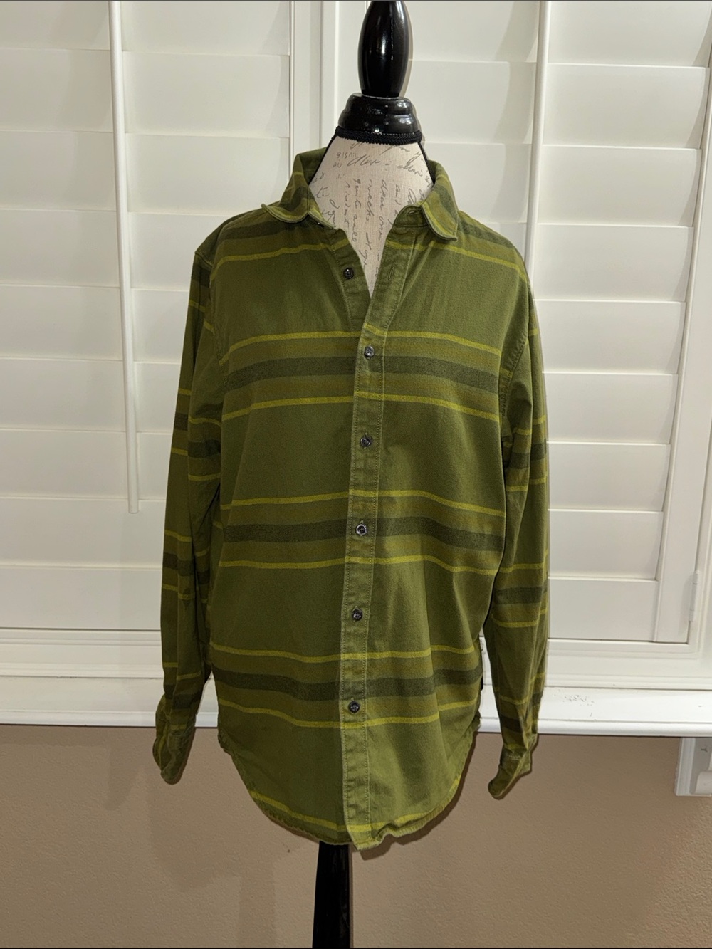 THE NORTH FACE LONG SLEEVE APPROACH FLANNEL SHIRT Terrarium Green